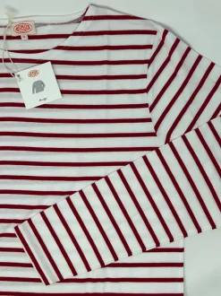 ARMOR LUX CAMICIA BRETONE LEGGERA RIGA BIANCA/ROSSA