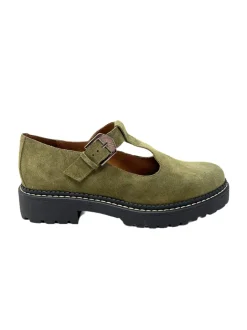 BEBÈ PELLE CAMOSCIO VERDE