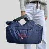 BENSIMON 2 DAYS BAG COLOR LINE RICAMATE CON MONOGRAM