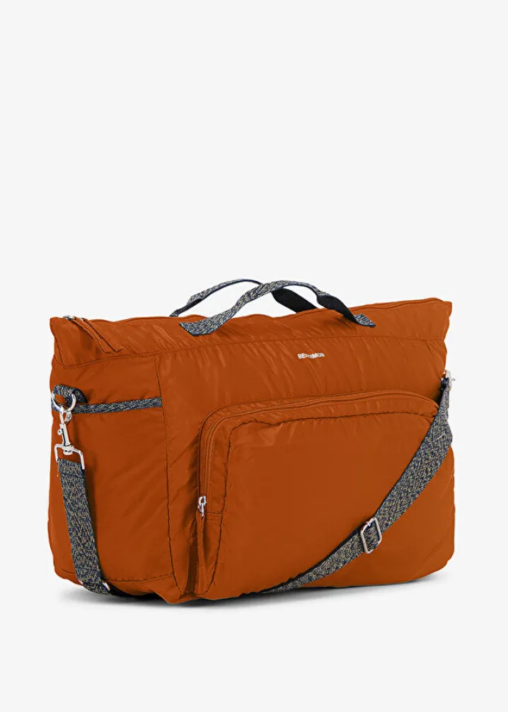 BENSIMON 2 DAYS BAG COLOR LINE RICAMATE CON MONOGRAM