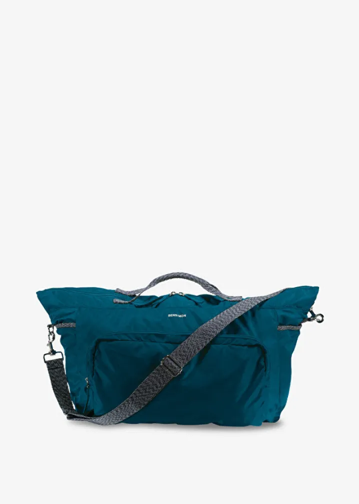 BENSIMON 2 DAYS BAG COLOR LINE RICAMATE CON MONOGRAM