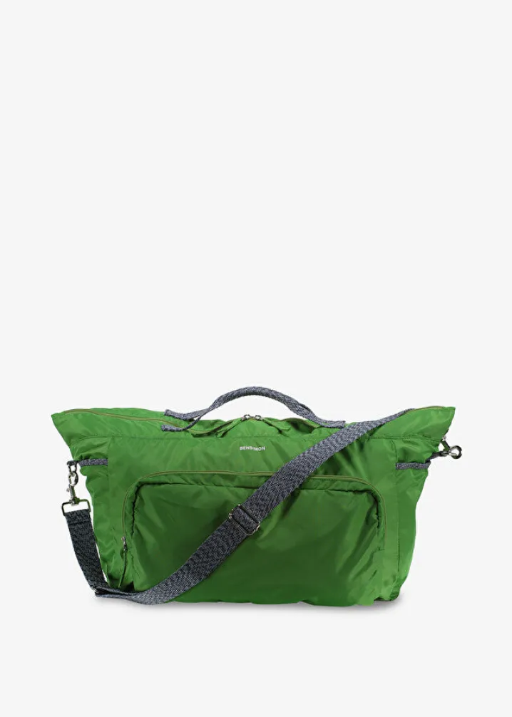 BENSIMON 2 DAYS BAG COLOR LINE RICAMATE CON MONOGRAM