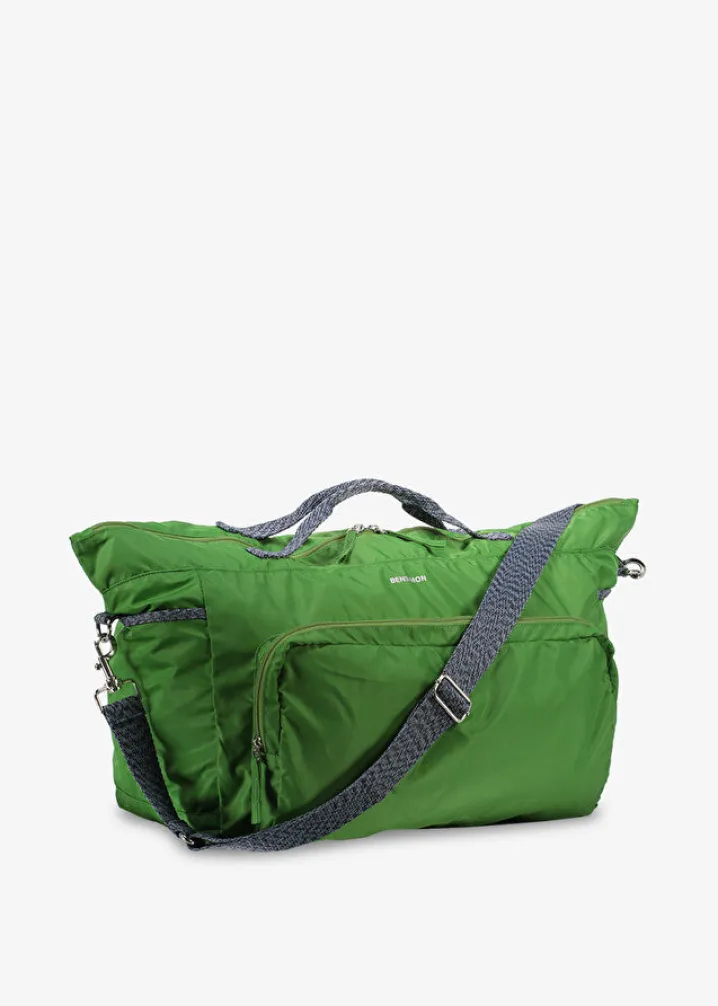 BENSIMON 2 DAYS BAG COLOR LINE RICAMATE CON MONOGRAM