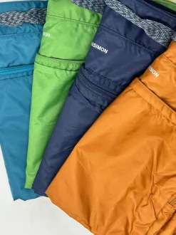 BENSIMON 2 DAYS BAG COLOR LINE RICAMATE CON MONOGRAM