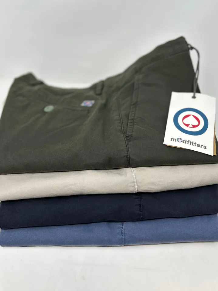BERMUDA CHINOS MODFITTERS STONE