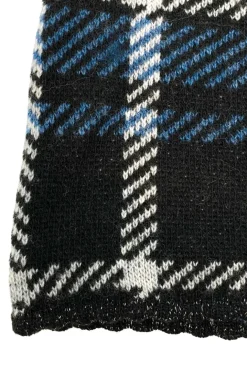 BERRETTO MAGLIA JACQUARD TARTAN