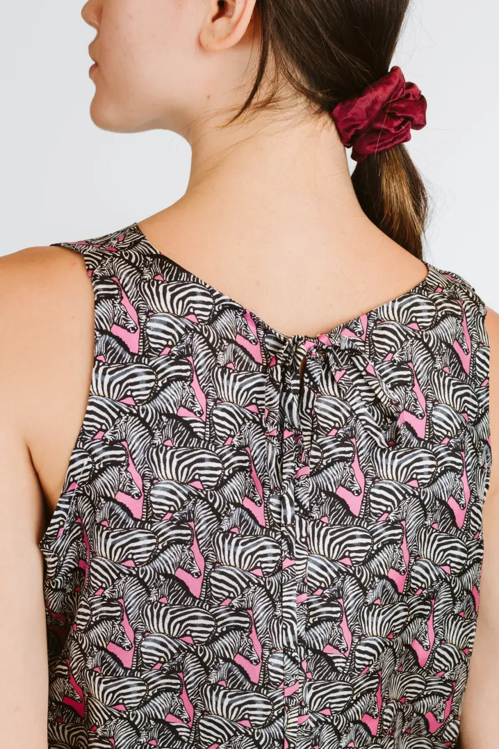BLUSA TILDE PURA SETA ZEBRE