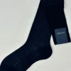 BRESCIANI CALZE MICRO DISEGNO AZZURRO