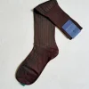 BRESCIANI CALZE QUADRETTO TESTA MORO VERDE