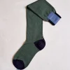 BRESCIANI CALZE RIGA VERDE BLU