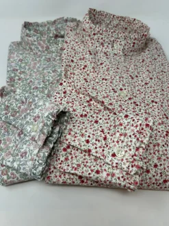 CAMICIA ALEX (OVERSIZE) FANTASIA FIORELLINO ROSA/ROSSO
