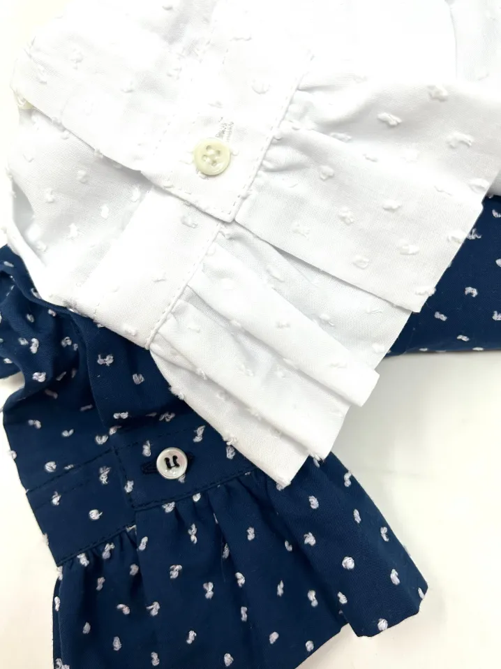 CAMICIA ALEX (OVERSIZE) PLUMETIS BIANCA