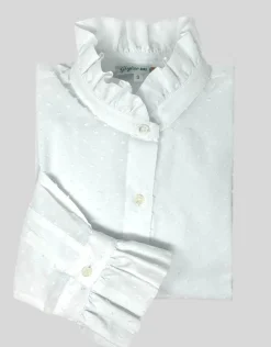 CAMICIA ALEX (OVERSIZE) PLUMETIS BIANCA