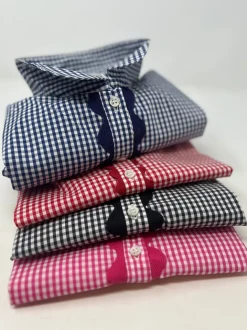 CAMICIA AURORA QUADRETTO VICKY CON SERPENTINA