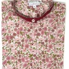 CAMICIA BETTA COREANA MADE WITH LIBERTY FABRICS FIORE ROSA