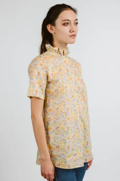 CAMICIA CHICCA MEZZA MANICA MADE WITH LIBERTY FABRICS
