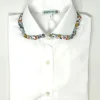 CAMICIA ERIKA BIANCA POPELINE rouches LIBERTY FABRICS