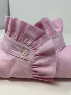 CAMICIA LULU FIL A FIL ROSA