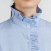 CAMICIA LULU OXFORD CELESTE