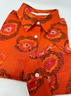 CAMICIA OVER STAMPA JACARANDA