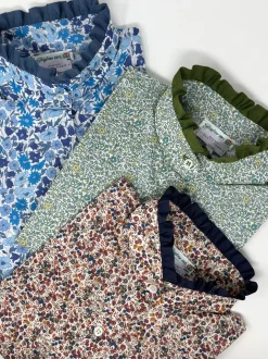 CAMICIA PENNY MADE WITH LIBERTY FABRICS & GROS GRAIN