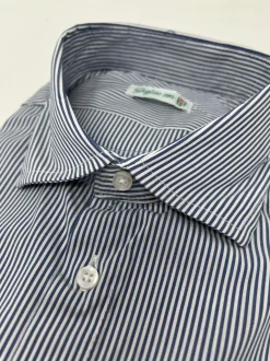 CAMICIA "KENNEDY" BASTONCINO BLU