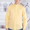 CAMICIA "SEBA" COLLO COREANA GIALLA