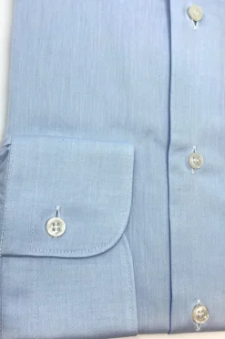CAMICIA TWILL AZZURRO