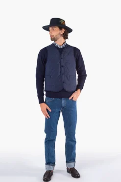 CAPPELLO IN COTONE CERATO A TESA LARGA