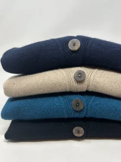 CARDIGAN "ROSE" SCATOLETTA CASHMERE