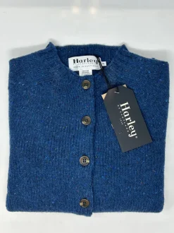 CARDIGAN TWEED "RAASAY"HARLEY OF SCOTLAND FOR GHIGLINO