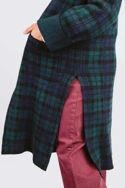 CARDIGAN/CAPPOTTO "LISA" TARTAN BLACKWATCH