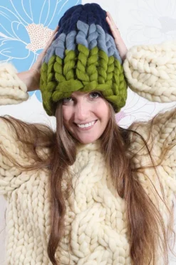 CHUNKY KNIT ORGANIC BEANIE