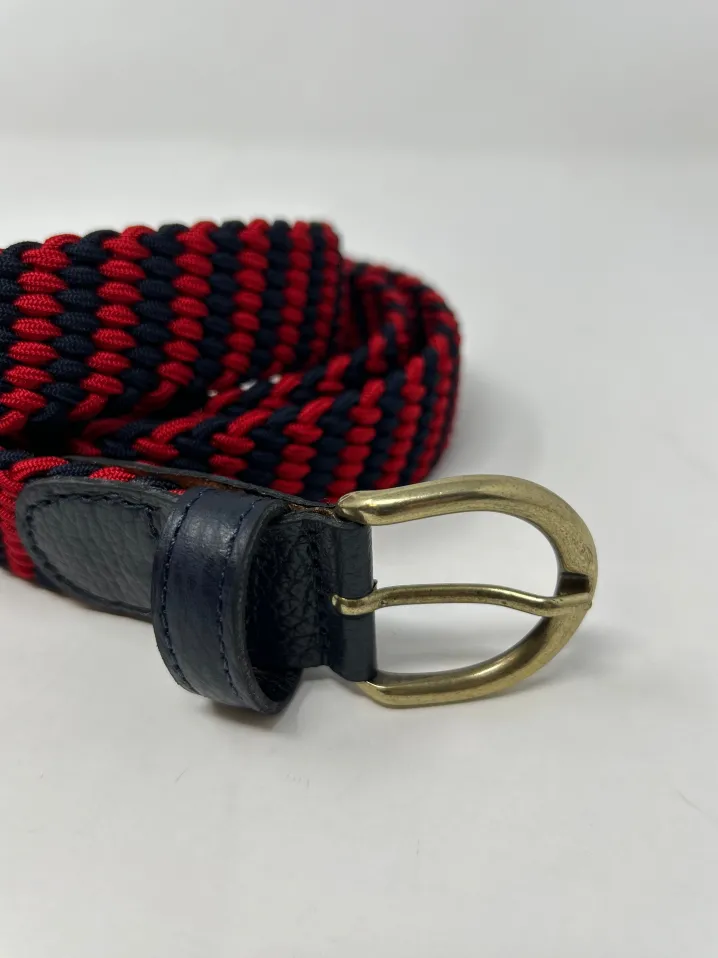 CINTURA ELASTICO G1893 BLU/ROSSO