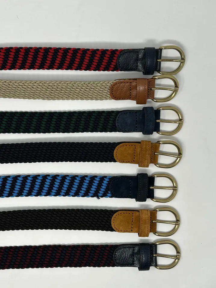 CINTURA ELASTICO G1893 BLU/VERDE