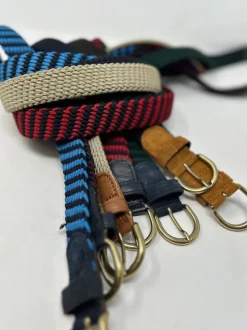 CINTURA ELASTICO G1893 BLU/VERDE