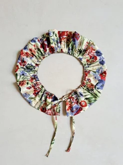 COLLETTO MAXI ROUCHES LIBERTY FABRIC