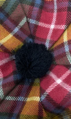 COPPOLA POMPON TARTAN