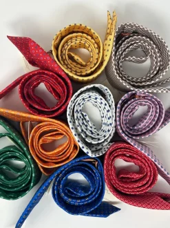 CRAVATTA HOLLIDAY & BROWN ROSSA DISEGNO CASHEMERE