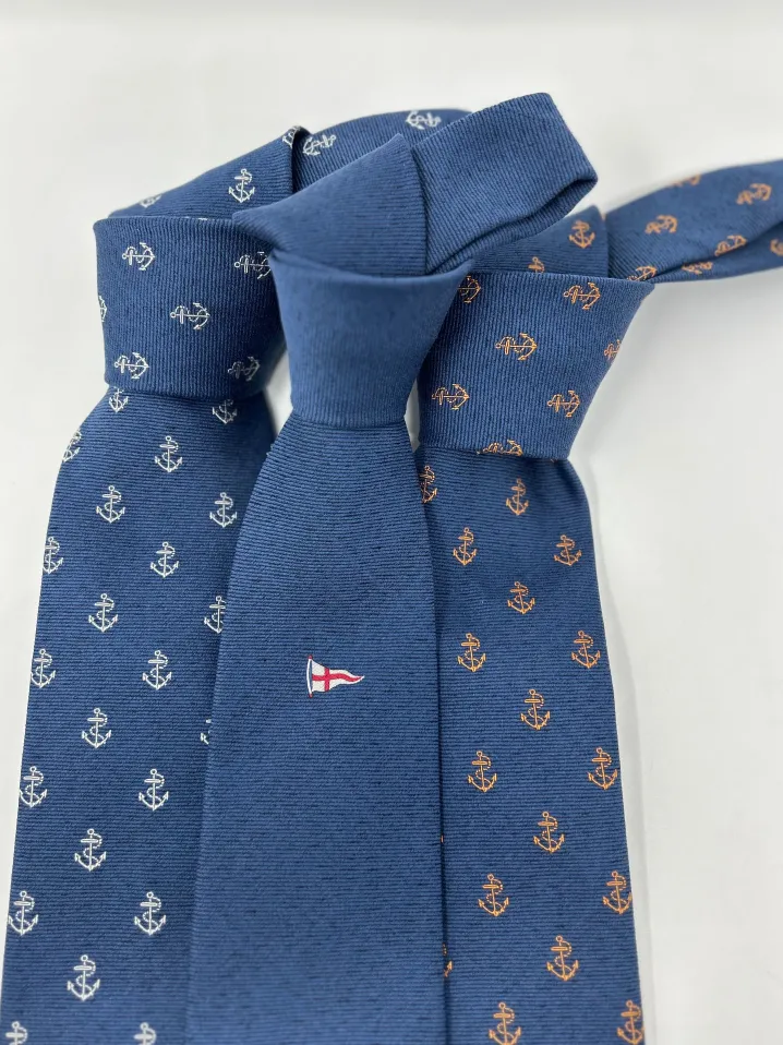 CRAVATTA JEANS BLU DE GENES ANCORE