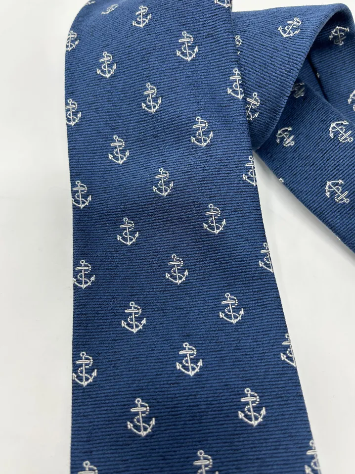 CRAVATTA JEANS BLU DE GENES ANCORE