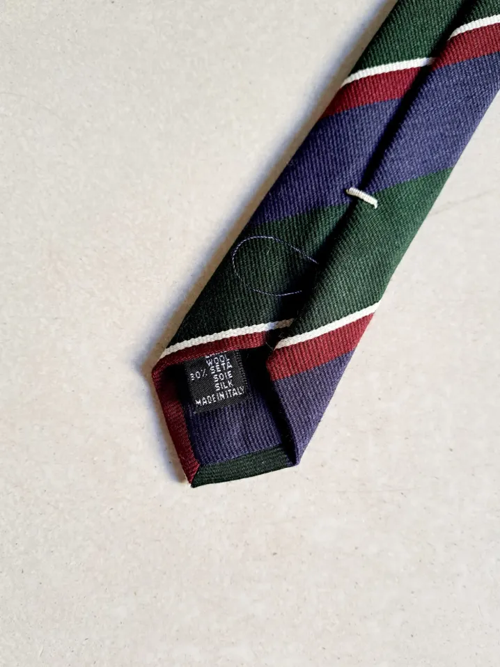 CRAVATTA SETTE PIEGHE REGIMENTAL