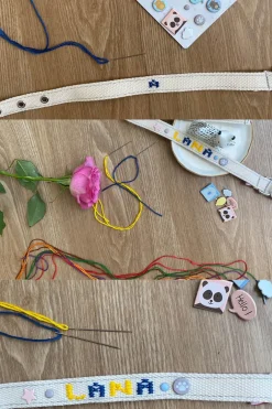 DIY CROSS STITCH DOG COLLAR