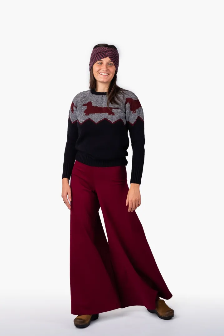 ERIBE' SCOTLAND FASCIA TURBANTE SCOTTISH FAIR ISLE CASHMERE