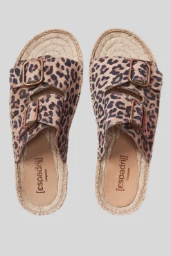 ESPADRILLAS CLAQUETTE LEOPARD ESPADRIJ