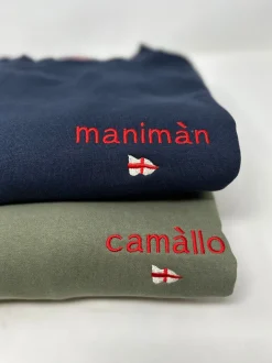 FELPA GIROCOLLO "MANIMAN" BLU