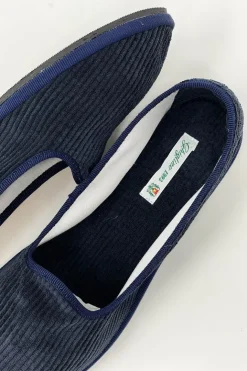 FRIULANINE VELLUTINE FRENCH CORDUROY BLU GHIGLINO
