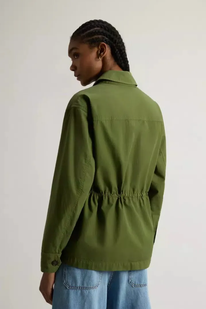 GABARDINE OVERSHIRT CYPRESS WOOLRICH
