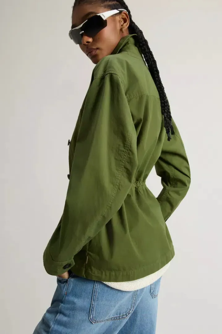 GABARDINE OVERSHIRT CYPRESS WOOLRICH