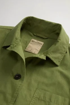 GABARDINE OVERSHIRT CYPRESS WOOLRICH